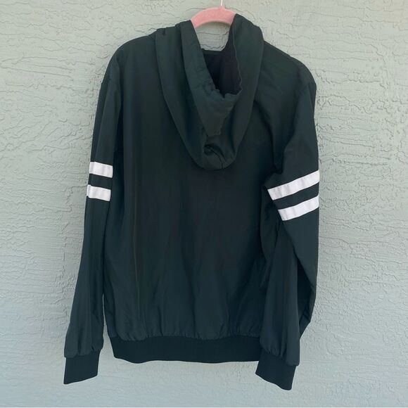 Forever 21 Men Hooded Windbreaker Jacket Sz S - Picture 6 of 14